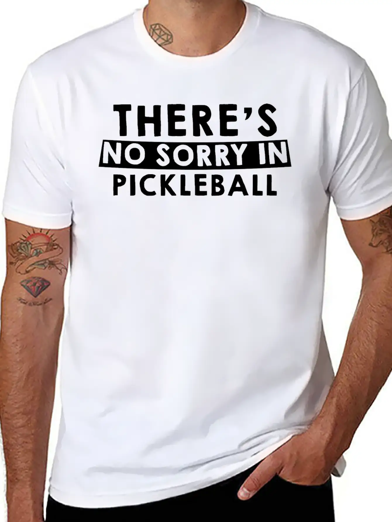 There's No Sorry In Pickleball 6 Unisex Casual T-Shirt – Clean Design For Daily Comfort