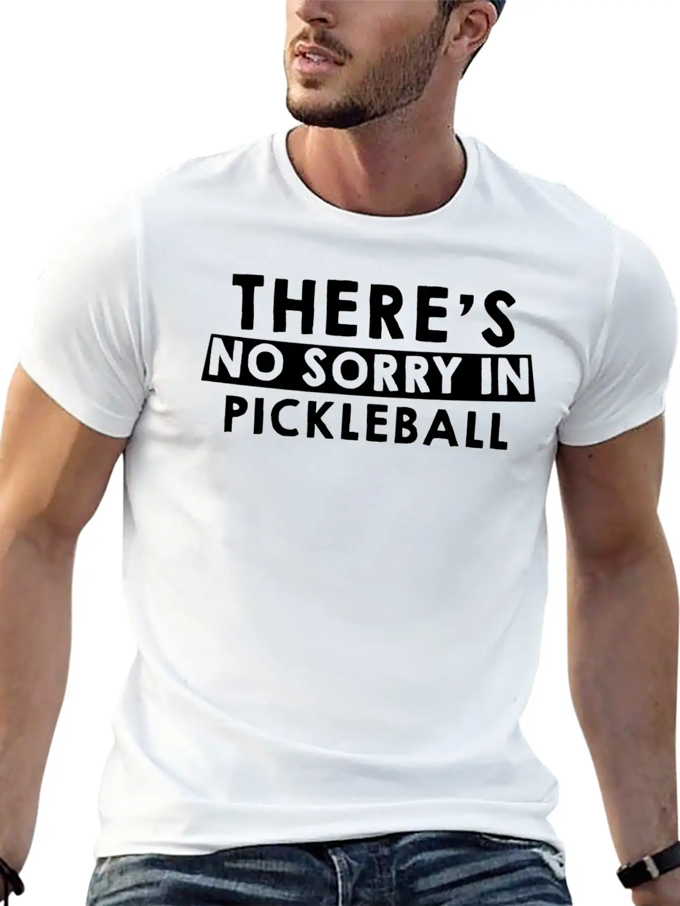 There's No Sorry In Pickleball 6 Unisex Casual T-Shirt – Clean Design For Daily Comfort