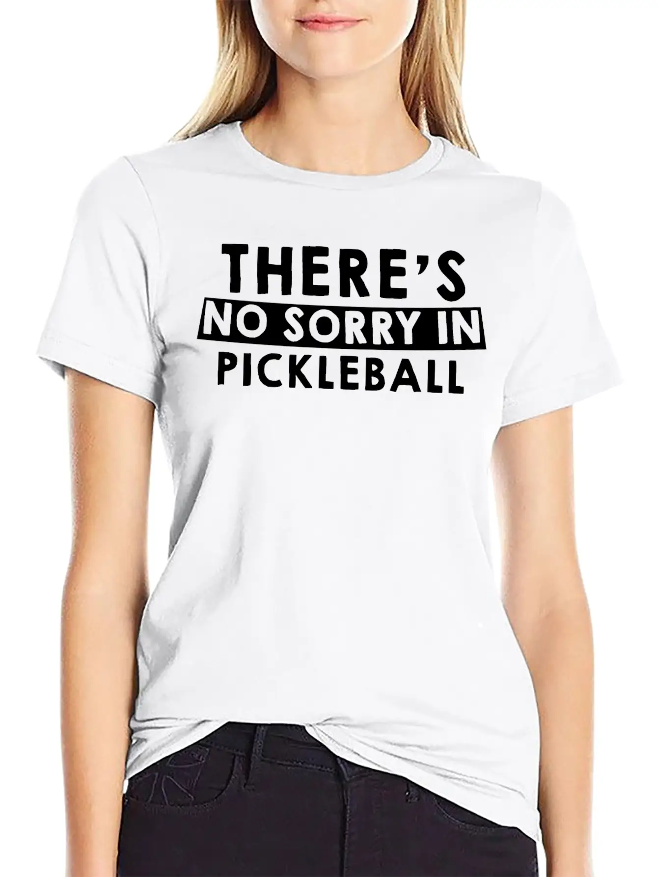 There's No Sorry In Pickleball 6 Unisex Casual T-Shirt – Clean Design For Daily Comfort