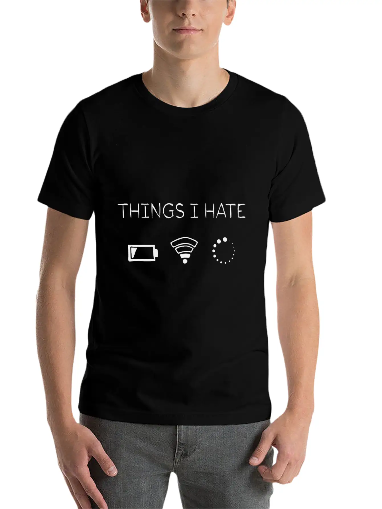 Things I Hate Programmer Outfit Gamer Unisex Casual T-Shirt – Clean Design For Daily Comfort
