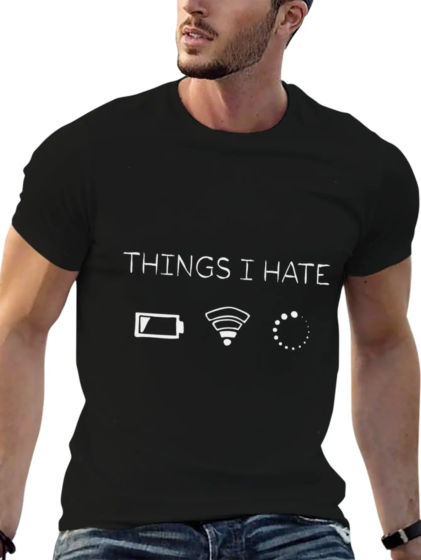 Things I Hate Programmer Outfit Gamer Unisex Casual T-Shirt – Clean Design For Daily Comfort
