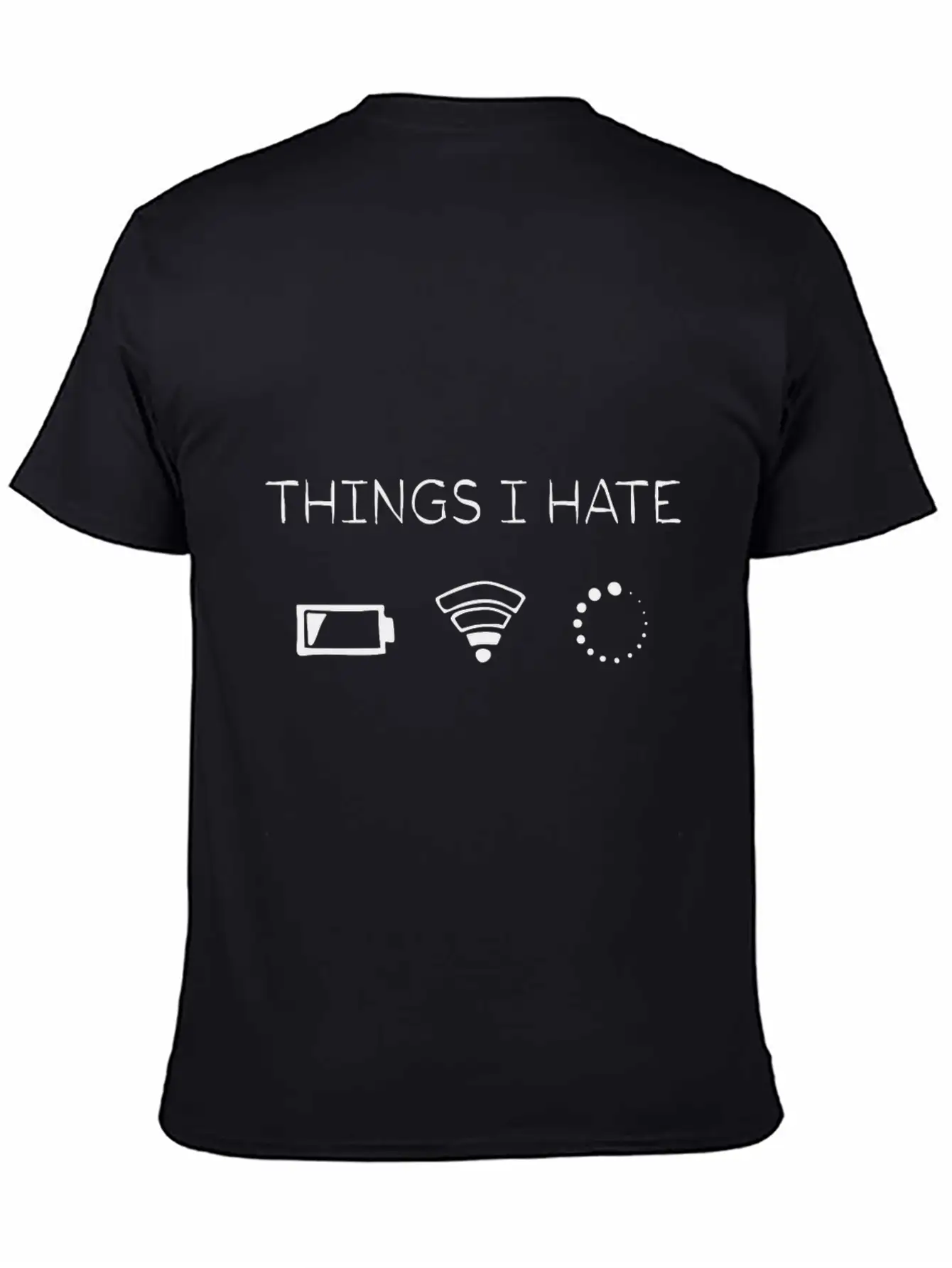 Things I Hate Programmer Outfit Gamer Unisex Casual T-Shirt – Clean Design For Daily Comfort