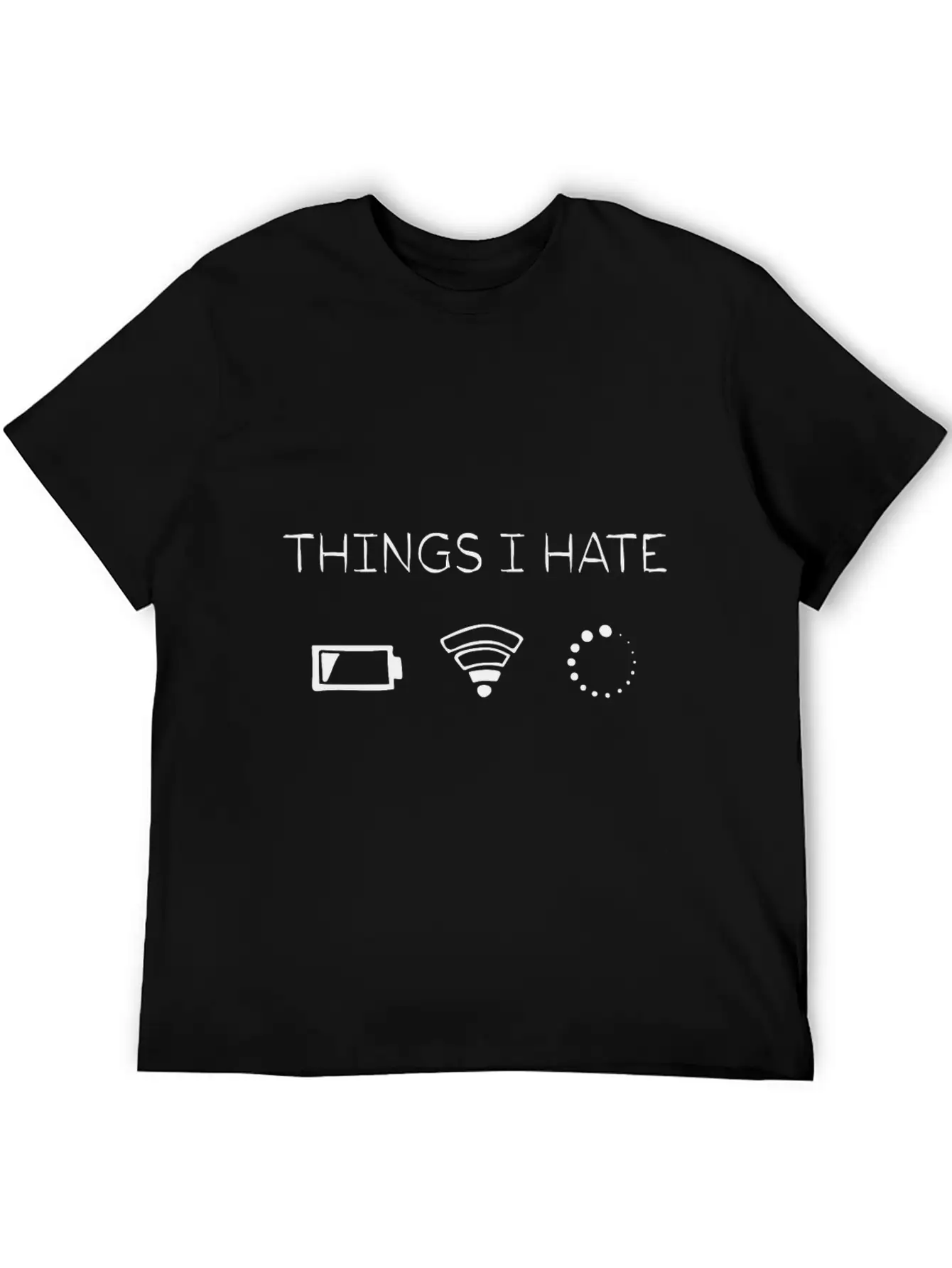 Things I Hate Programmer Outfit Gamer Unisex Casual T-Shirt – Clean Design For Daily Comfort