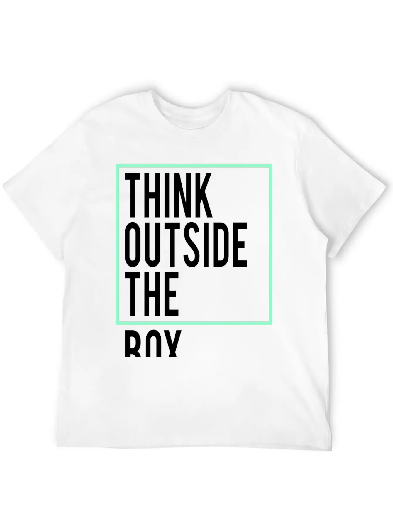 Think Outside The Box Unisex Casual T-Shirt – Clean Design For Daily Comfort