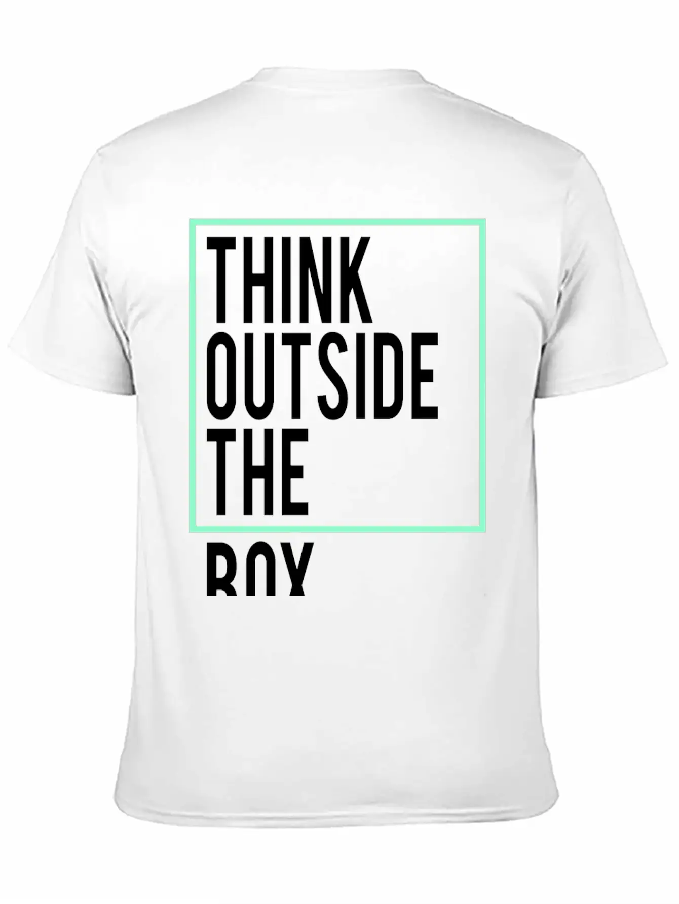 Think Outside The Box Unisex Casual T-Shirt – Clean Design For Daily Comfort
