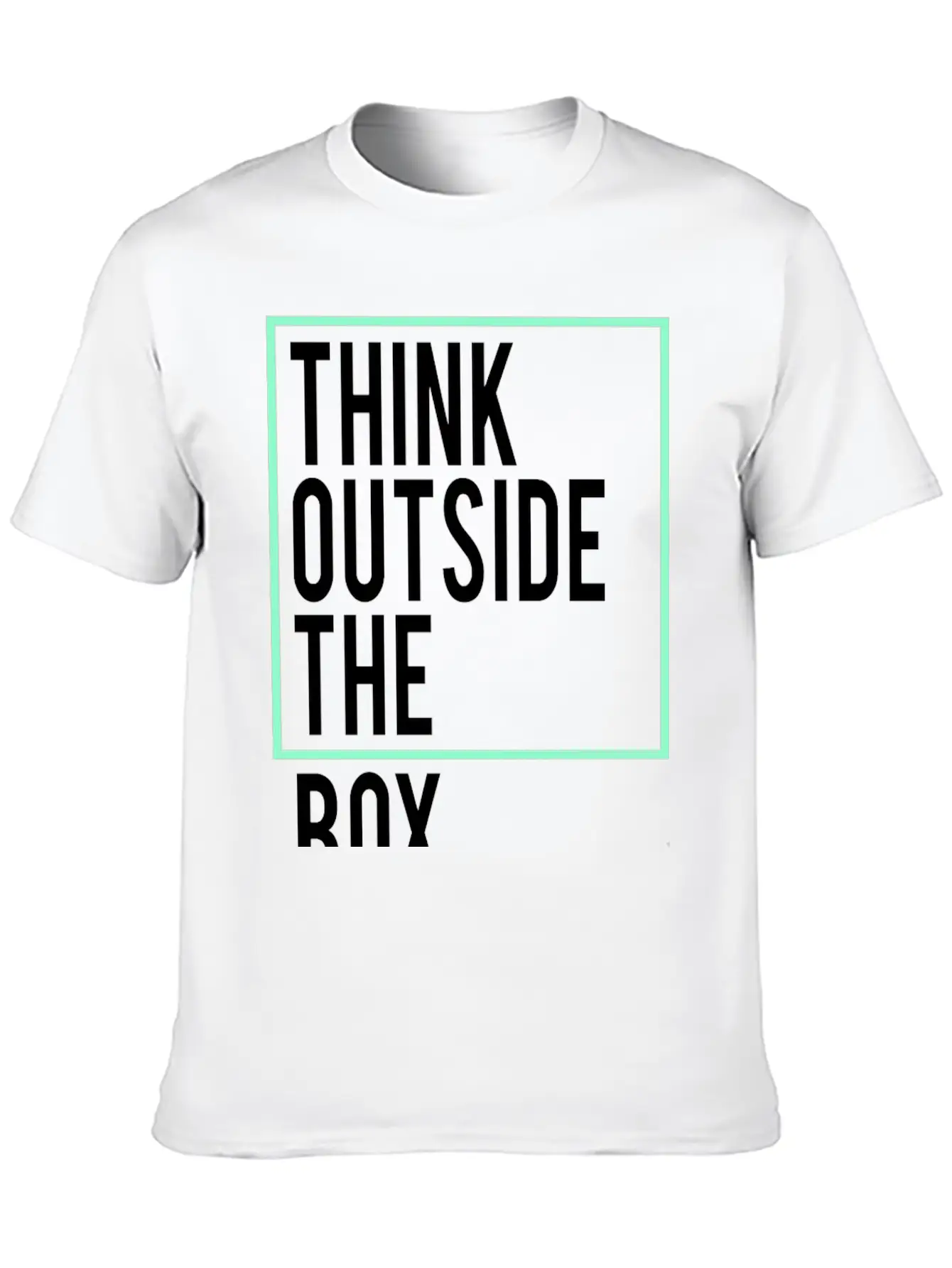 Think Outside The Box Unisex Casual T-Shirt – Clean Design For Daily Comfort