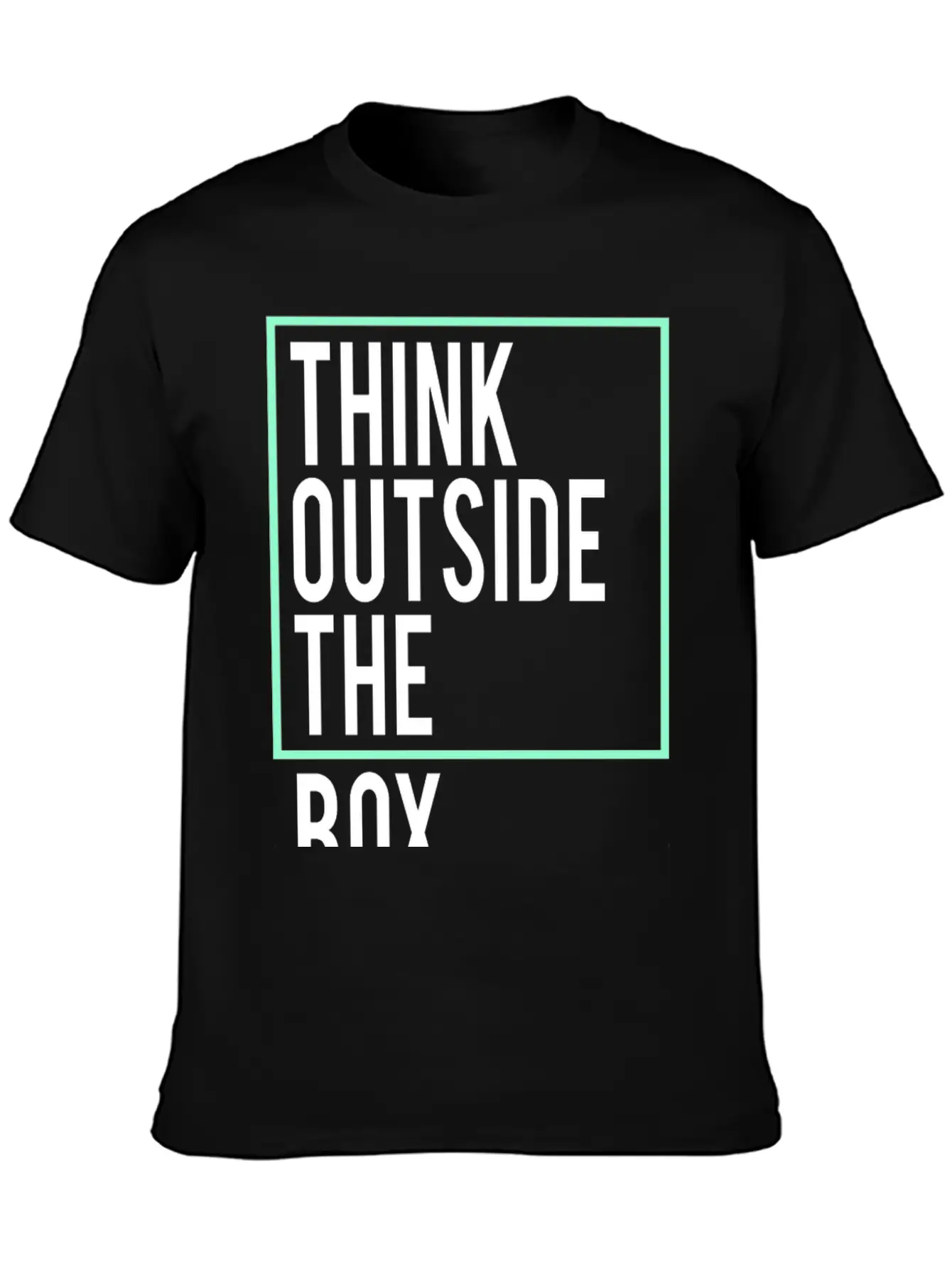 Think Outside The Box Unisex Casual T-Shirt – Clean Design For Daily Comfort