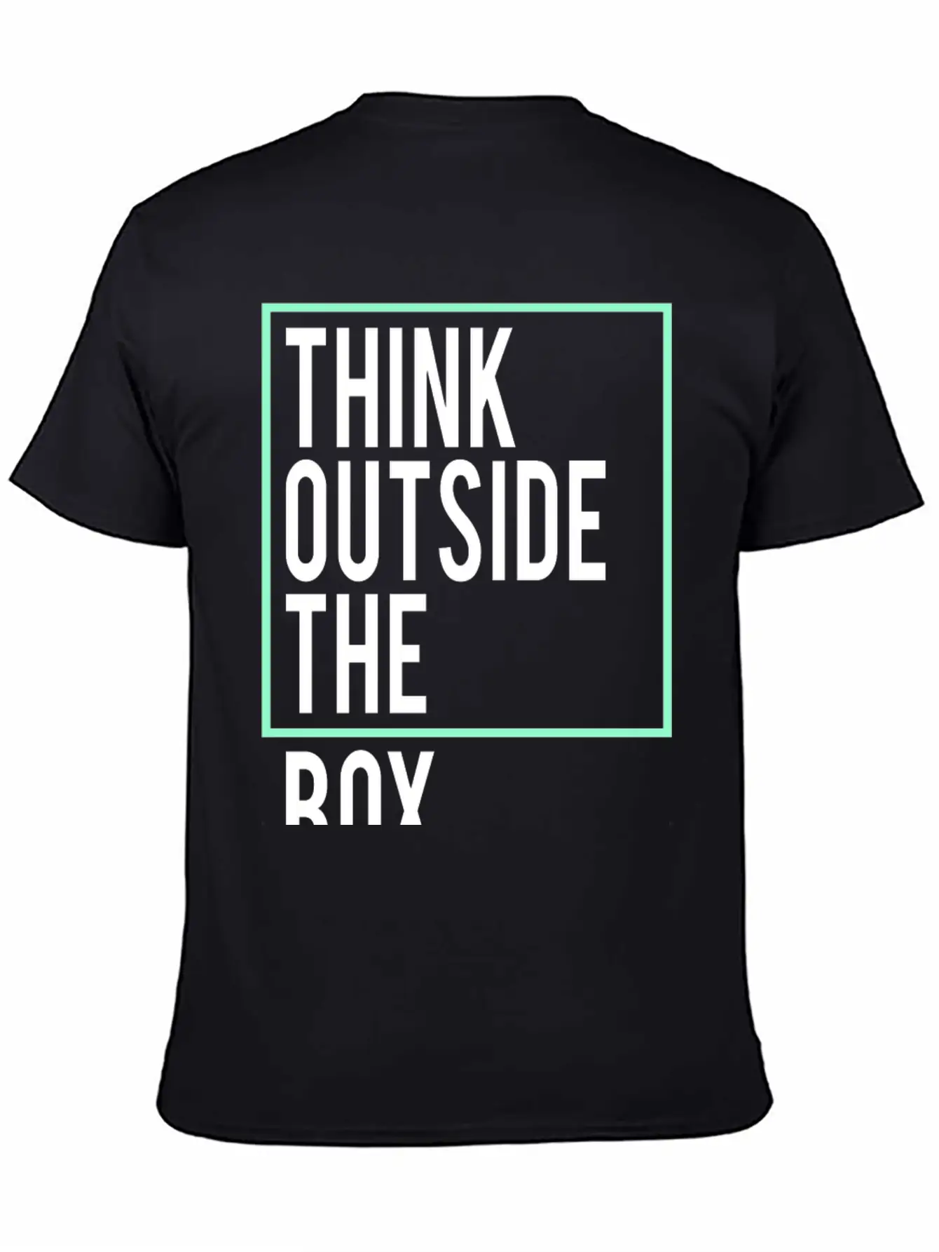 Think Outside The Box Unisex Casual T-Shirt – Clean Design For Daily Comfort