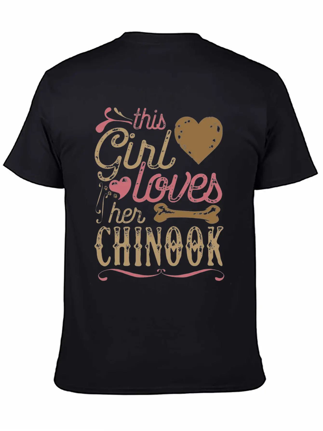 This Girl Loves Her Chinook Dog Dogs Unisex Casual T-Shirt – Clean Design For Daily Comfort