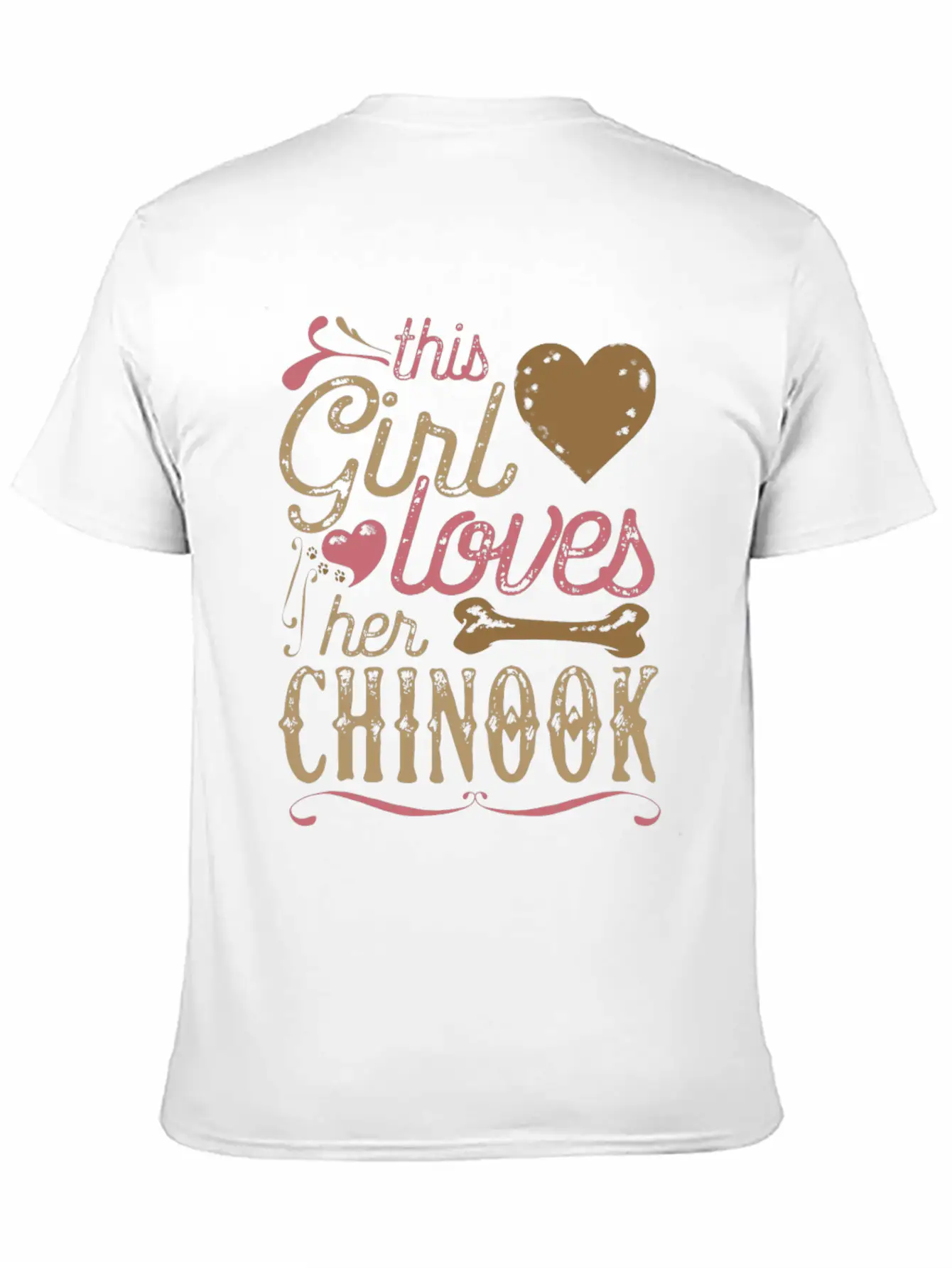 This Girl Loves Her Chinook Dog Dogs Unisex Casual T-Shirt – Clean Design For Daily Comfort
