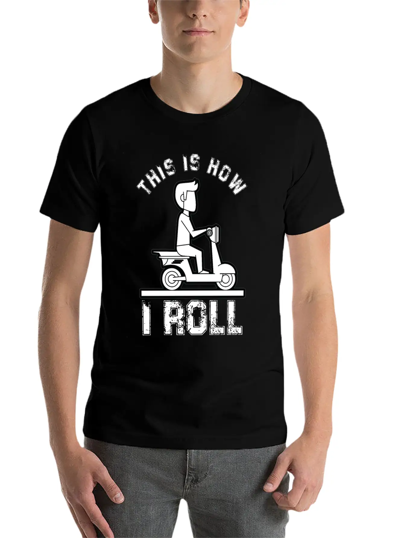 This Is How I Roll Active Unisex Casual T-Shirt – Clean Design For Daily Comfort