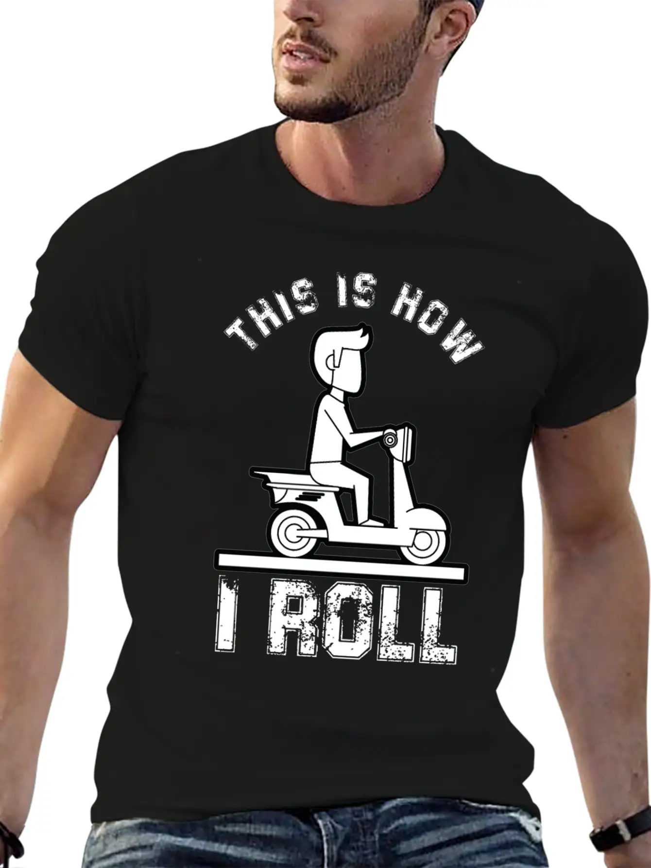 This Is How I Roll Active Unisex Casual T-Shirt – Clean Design For Daily Comfort