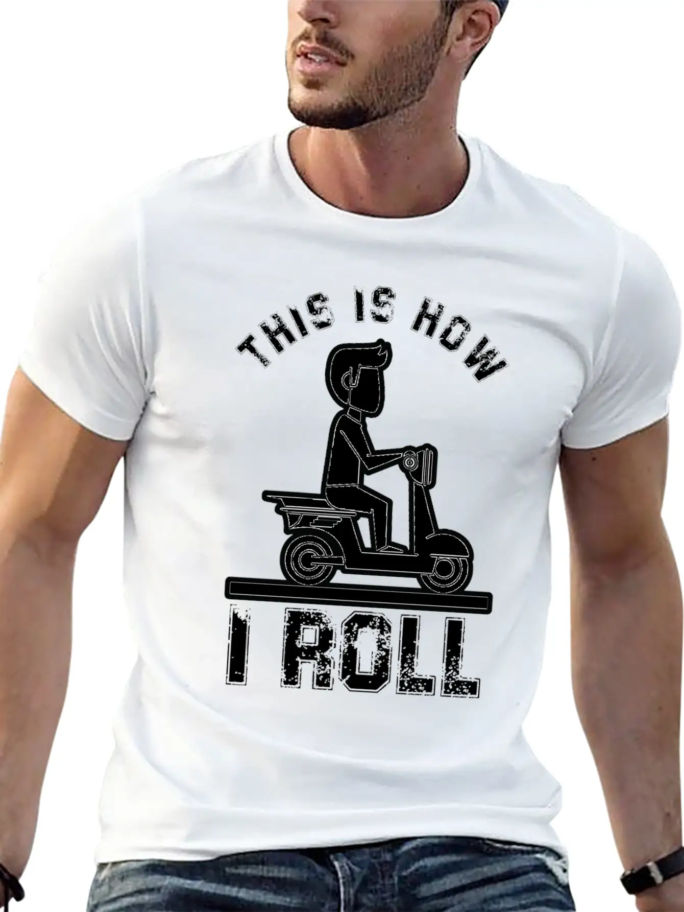 This Is How I Roll Active Unisex Casual T-Shirt – Clean Design For Daily Comfort