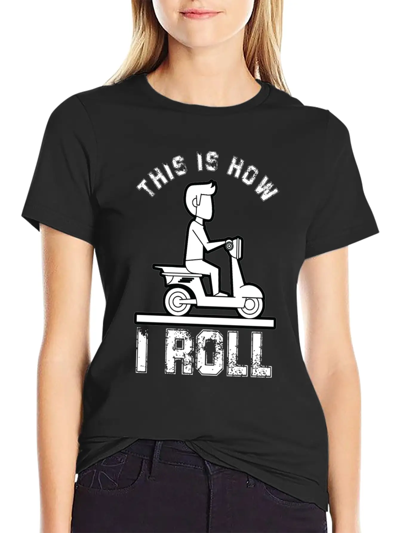This Is How I Roll Active Unisex Casual T-Shirt – Clean Design For Daily Comfort