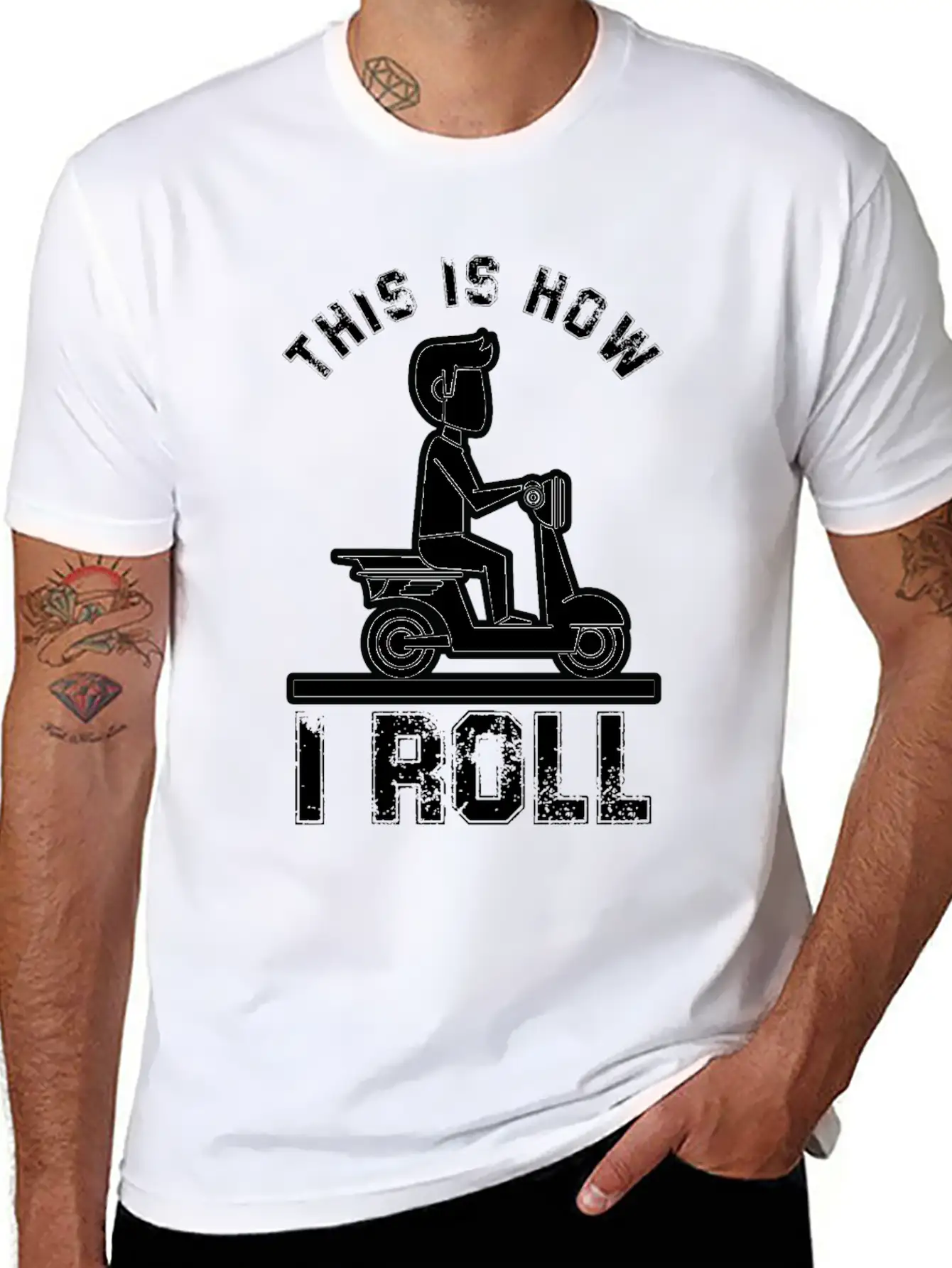 This Is How I Roll Active Unisex Casual T-Shirt – Clean Design For Daily Comfort