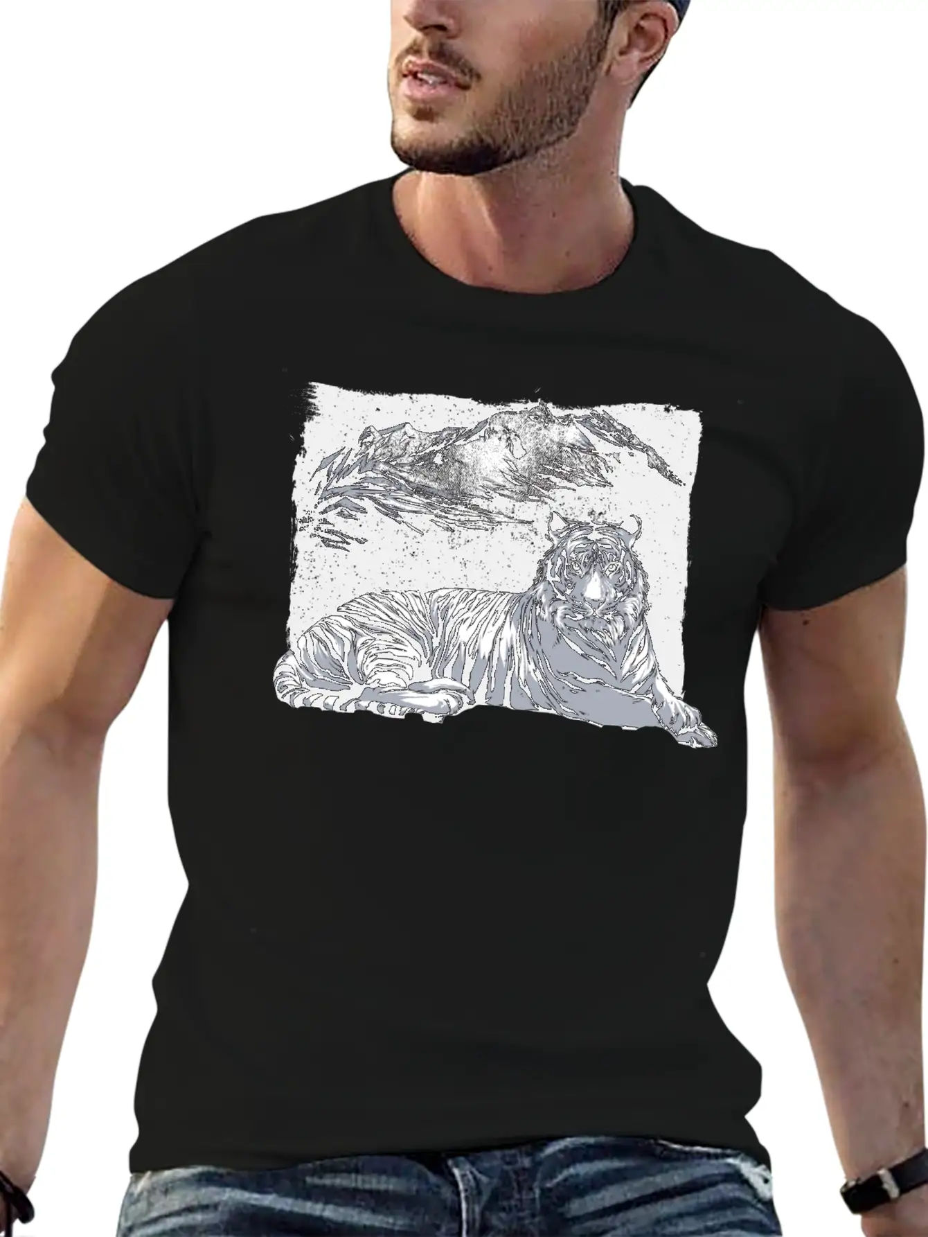 Tiger Mountains Unisex Casual T-Shirt – Clean Design For Daily Comfort