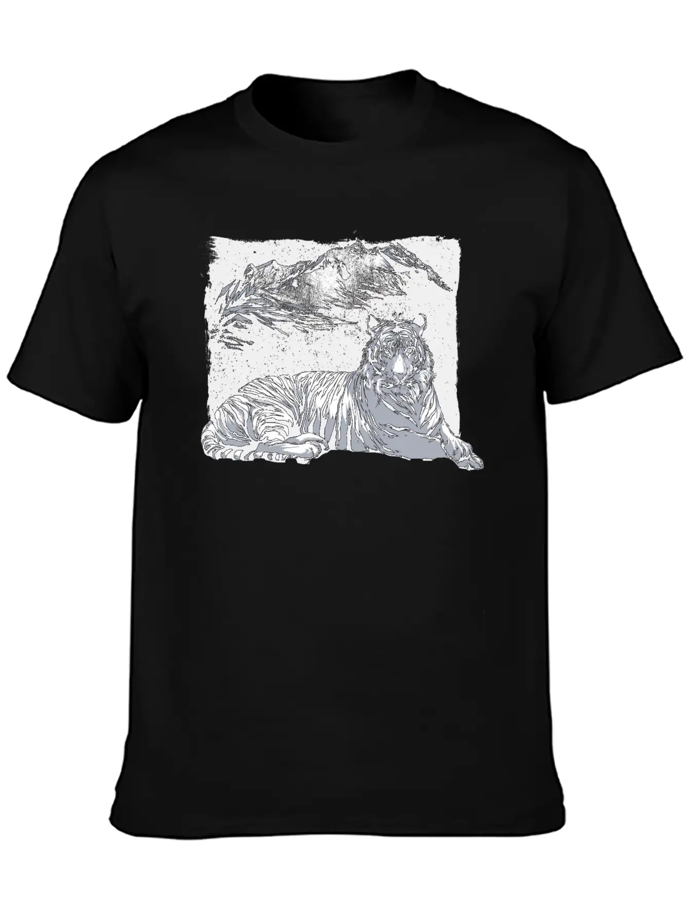 Tiger Mountains Unisex Casual T-Shirt – Clean Design For Daily Comfort