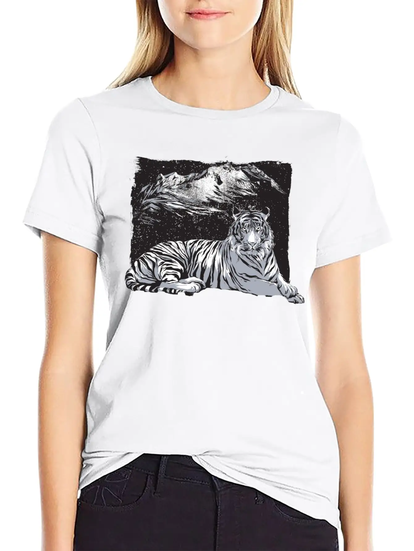 Tiger Mountains Unisex Casual T-Shirt – Clean Design For Daily Comfort