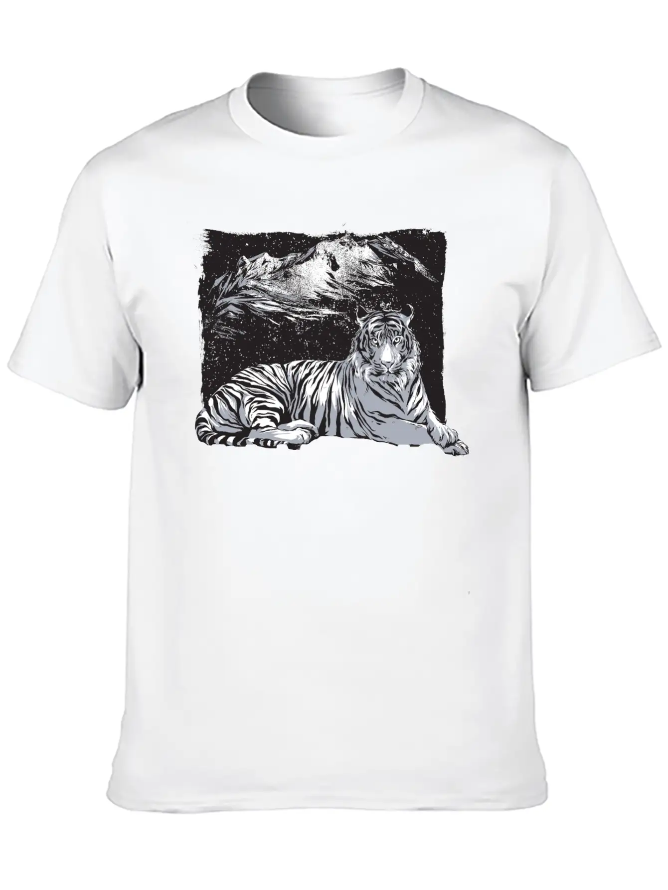 Tiger Mountains Unisex Casual T-Shirt – Clean Design For Daily Comfort