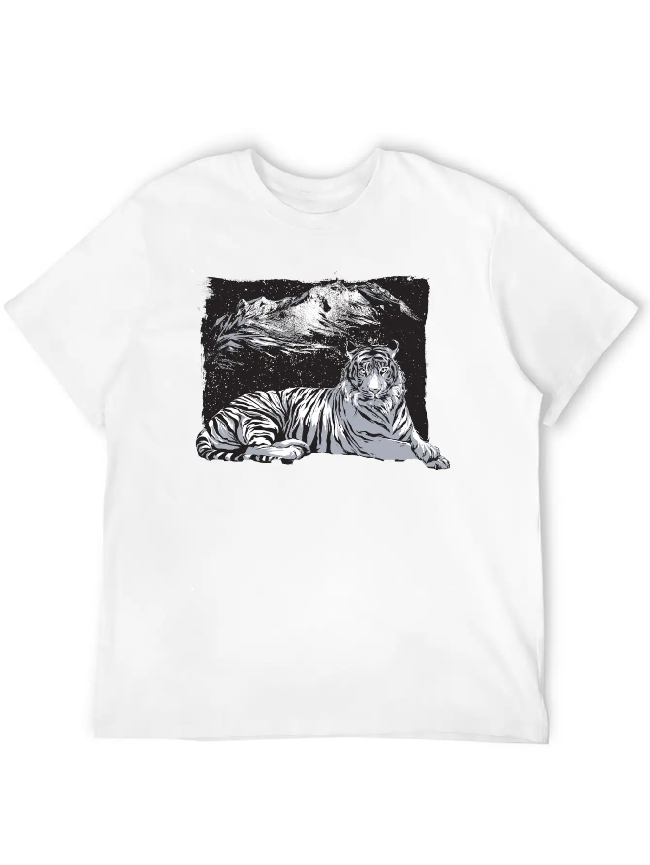Tiger Mountains Unisex Casual T-Shirt – Clean Design For Daily Comfort