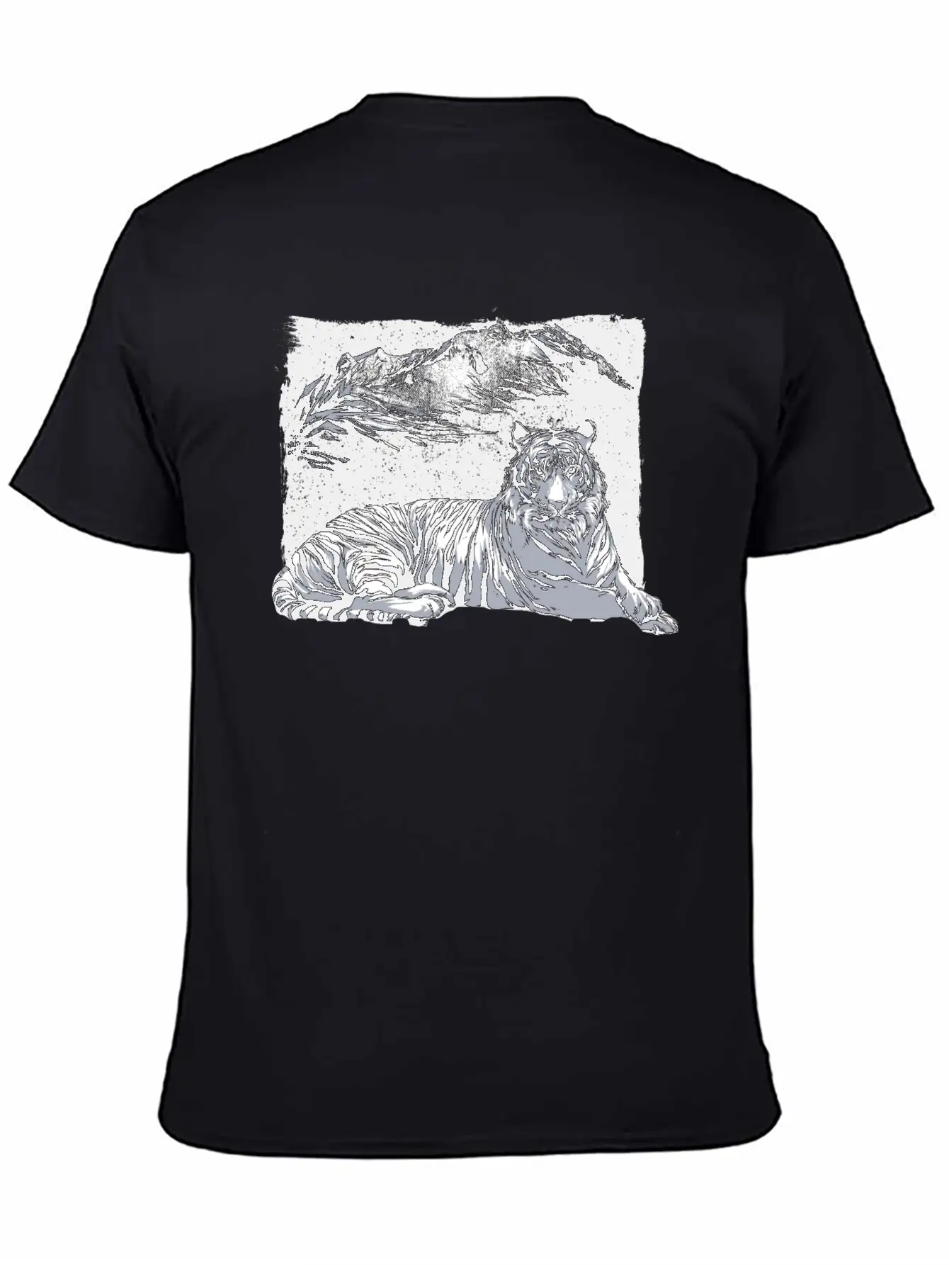 Tiger Mountains Unisex Casual T-Shirt – Clean Design For Daily Comfort