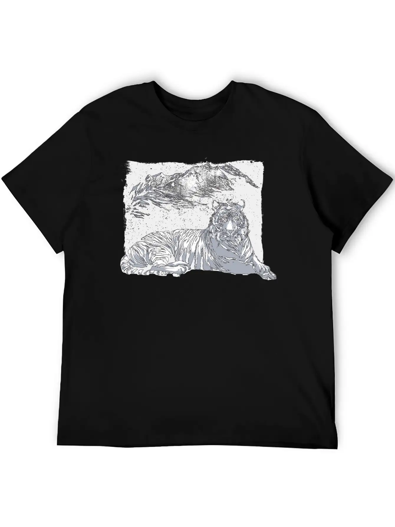 Tiger Mountains Unisex Casual T-Shirt – Clean Design For Daily Comfort