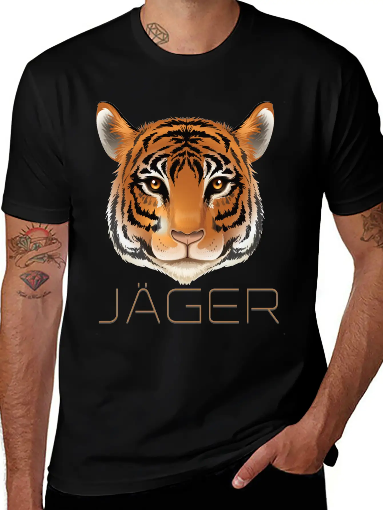 Tiger Unisex Casual T-Shirt – Clean Design For Daily Comfort