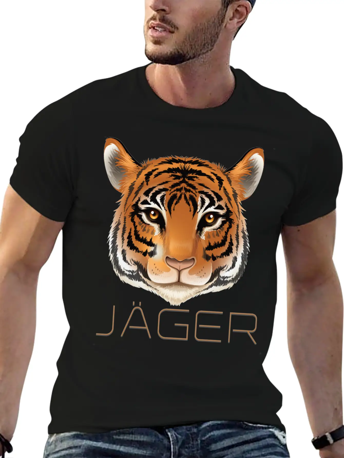 Tiger Unisex Casual T-Shirt – Clean Design For Daily Comfort