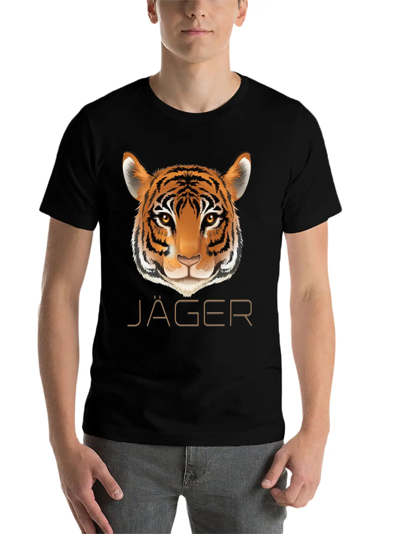 Tiger Unisex Casual T-Shirt – Clean Design For Daily Comfort