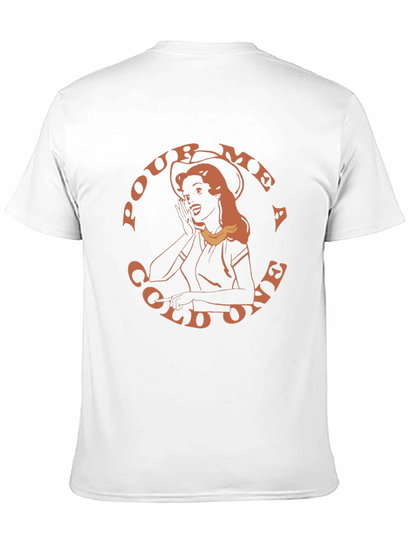 Retro Pour Me a Cold One Graphic T-Shirt