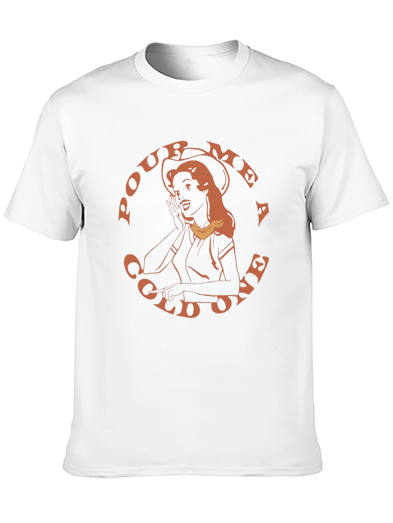 Retro Pour Me a Cold One Graphic T-Shirt