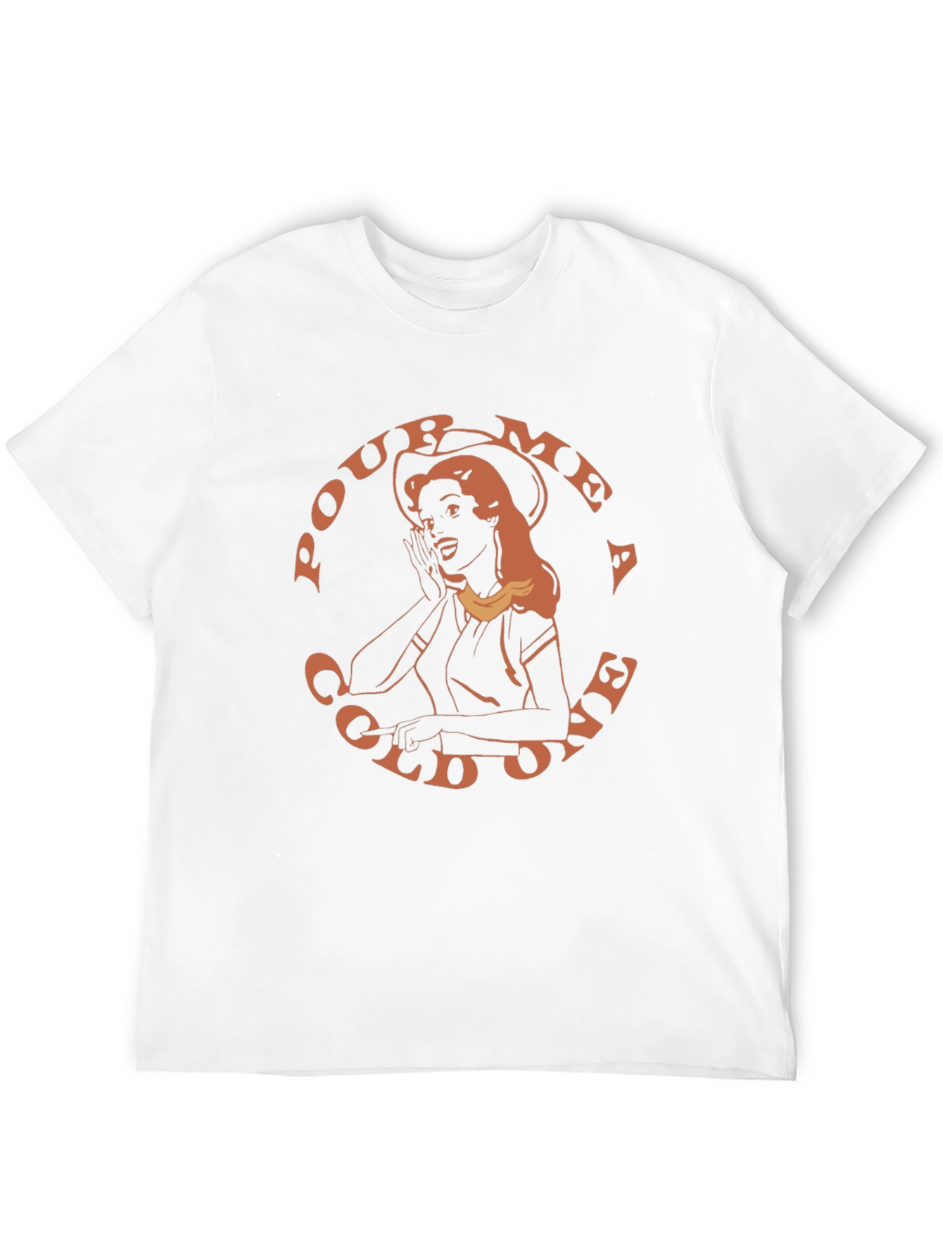 Retro Pour Me a Cold One Graphic T-Shirt
