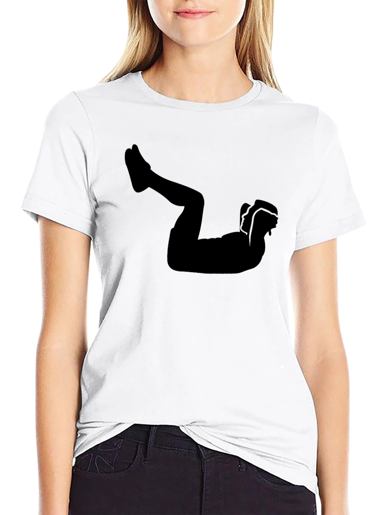 Workout Silhouette Tee - Fitness Apparel