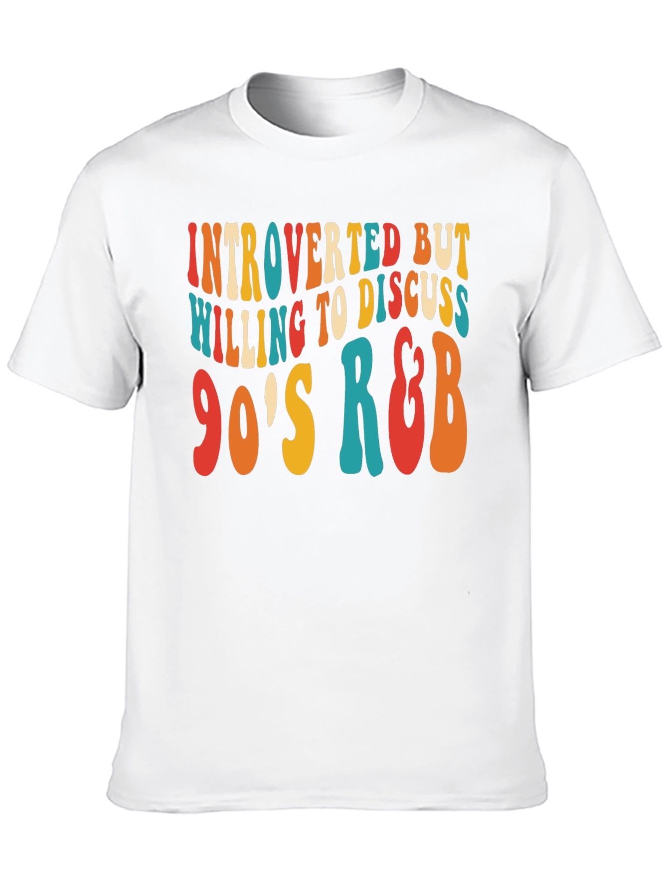 Introverted 90s R&B Music Lover T-Shirt