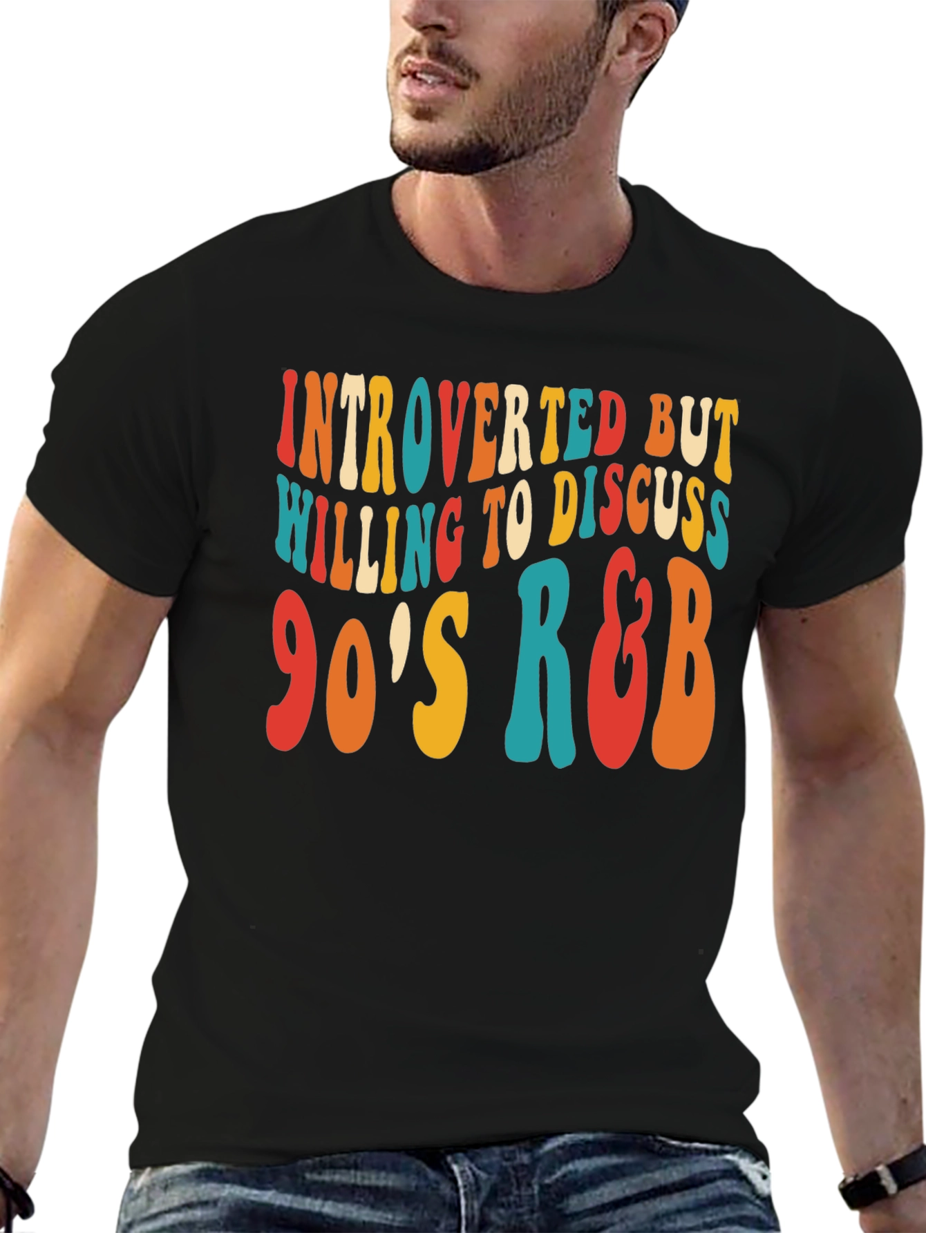Introverted 90s R&B Music Lover T-Shirt