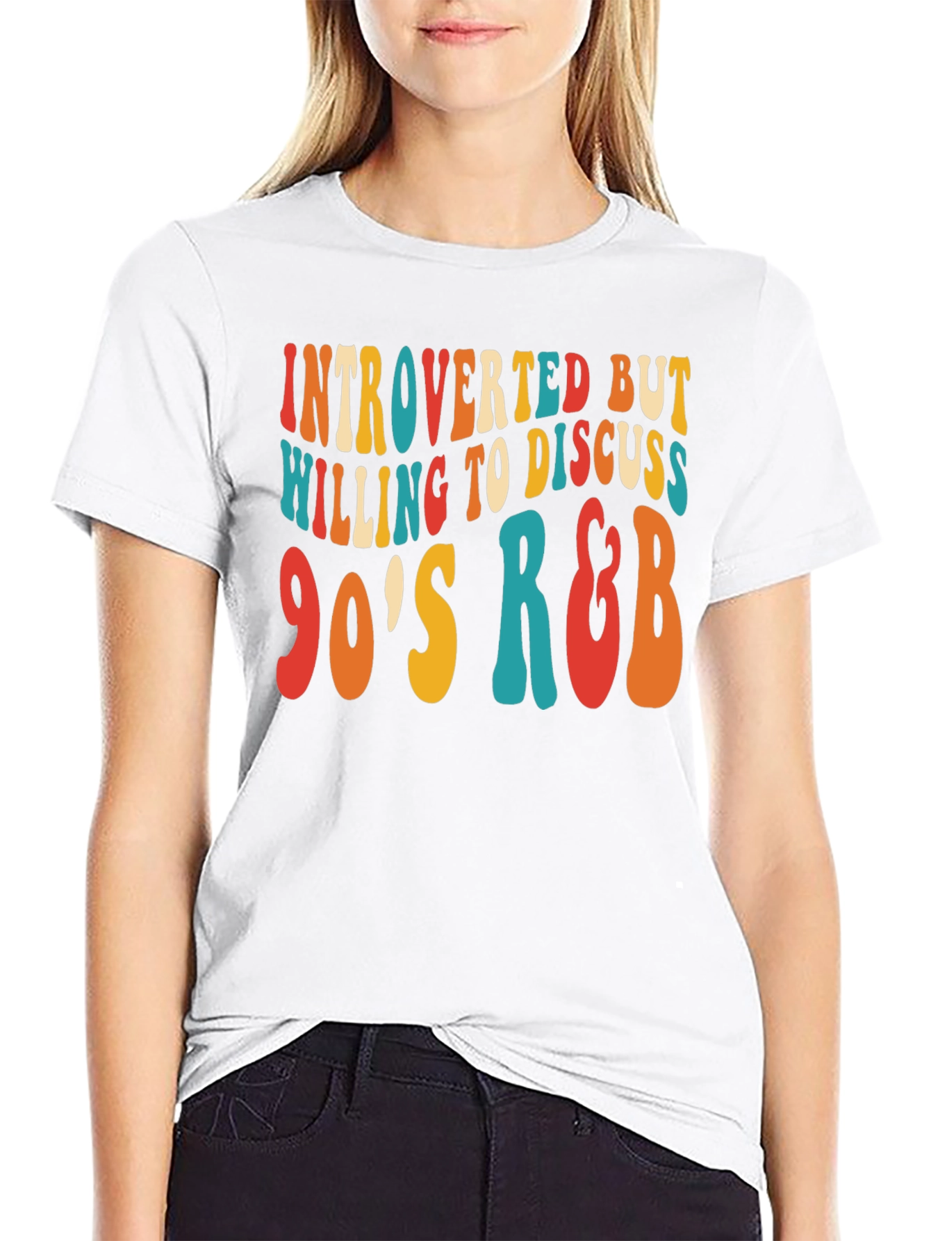 Introverted 90s R&B Music Lover T-Shirt