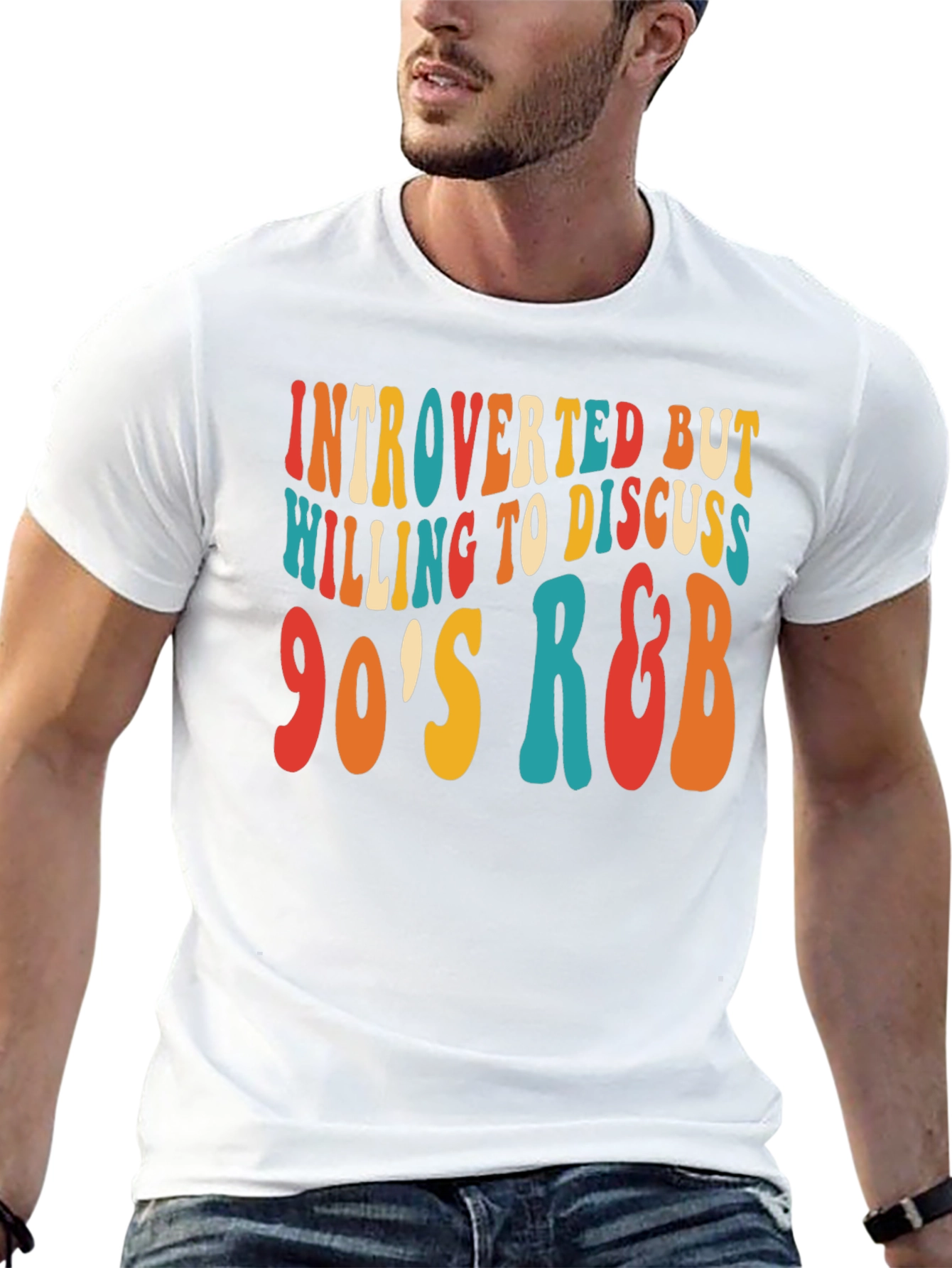 Introverted 90s R&B Music Lover T-Shirt