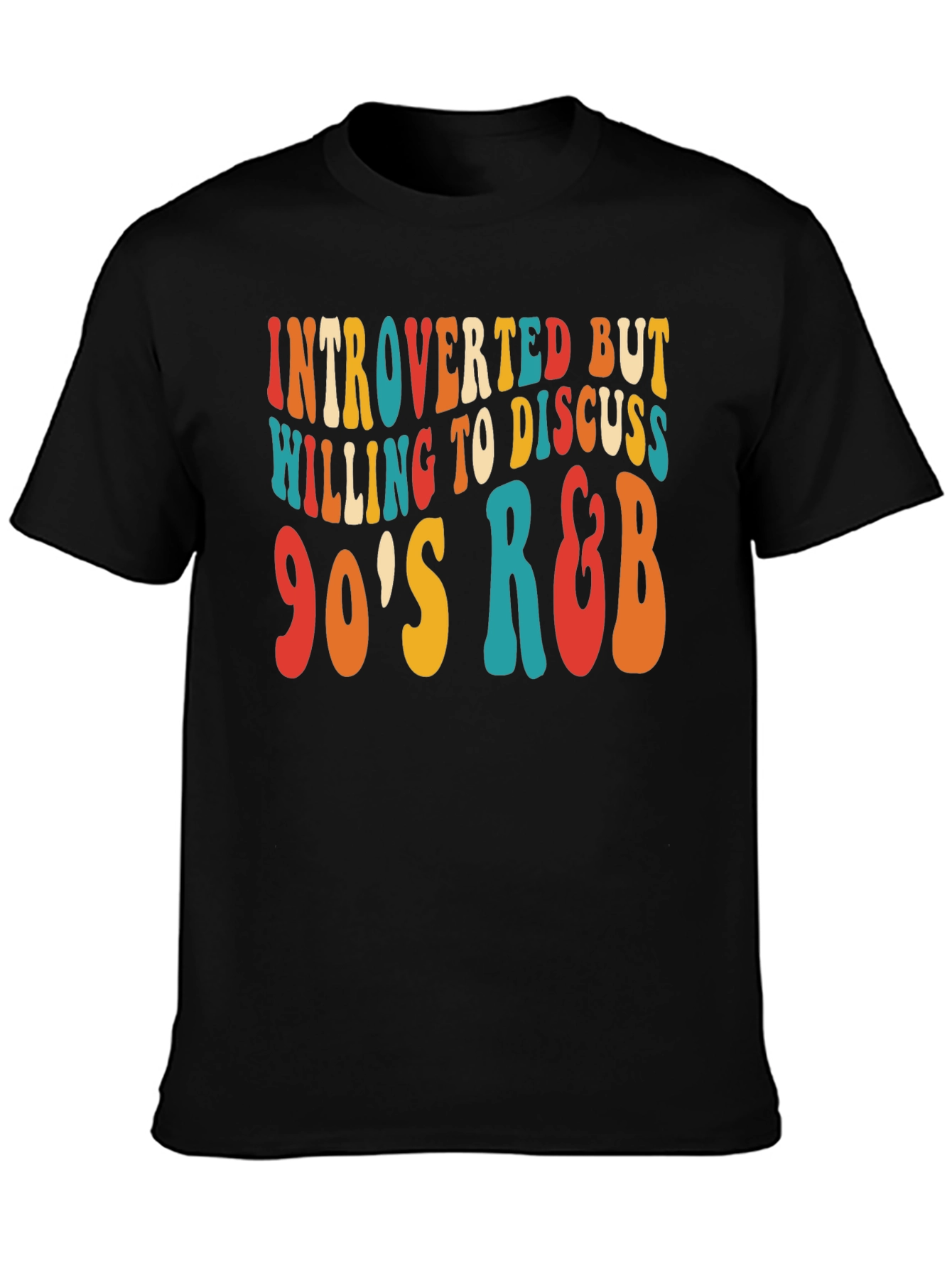 Introverted 90s R&B Music Lover T-Shirt