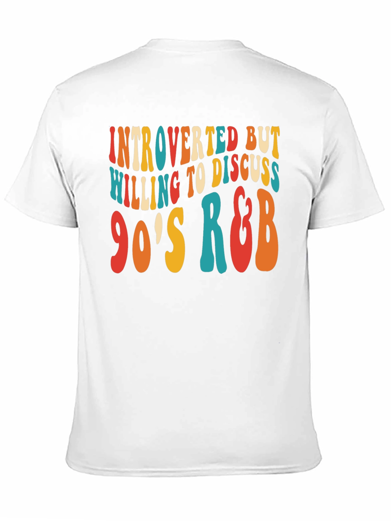 Introverted 90s R&B Music Lover T-Shirt