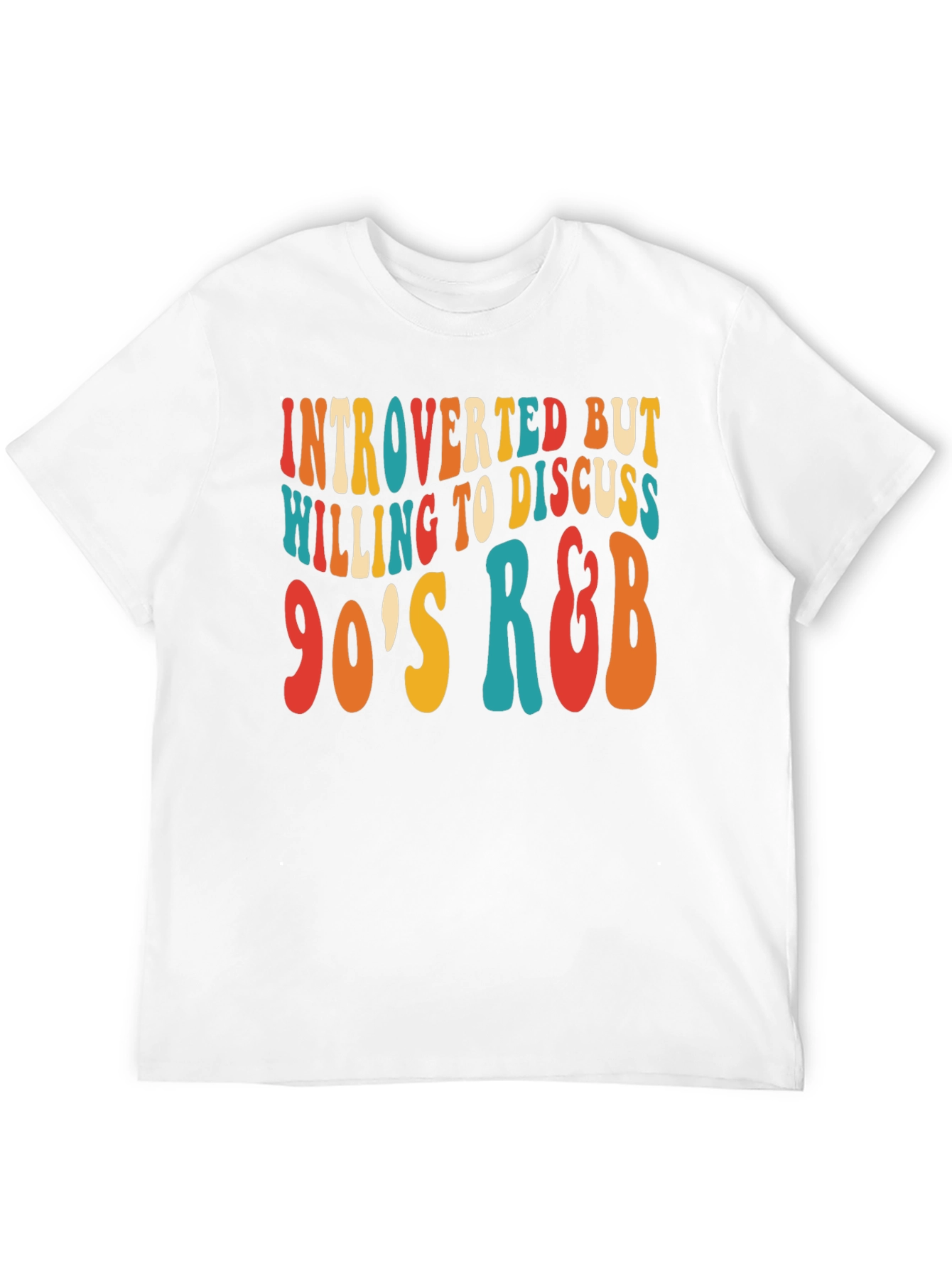 Introverted 90s R&B Music Lover T-Shirt