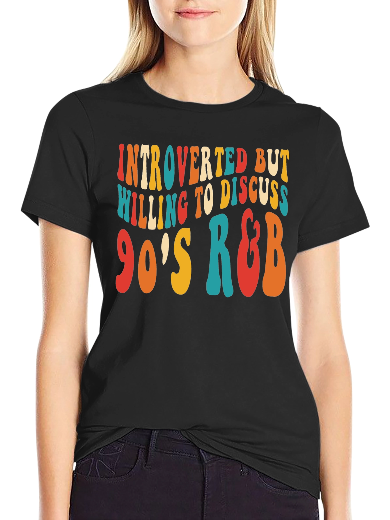 Introverted 90s R&B Music Lover T-Shirt