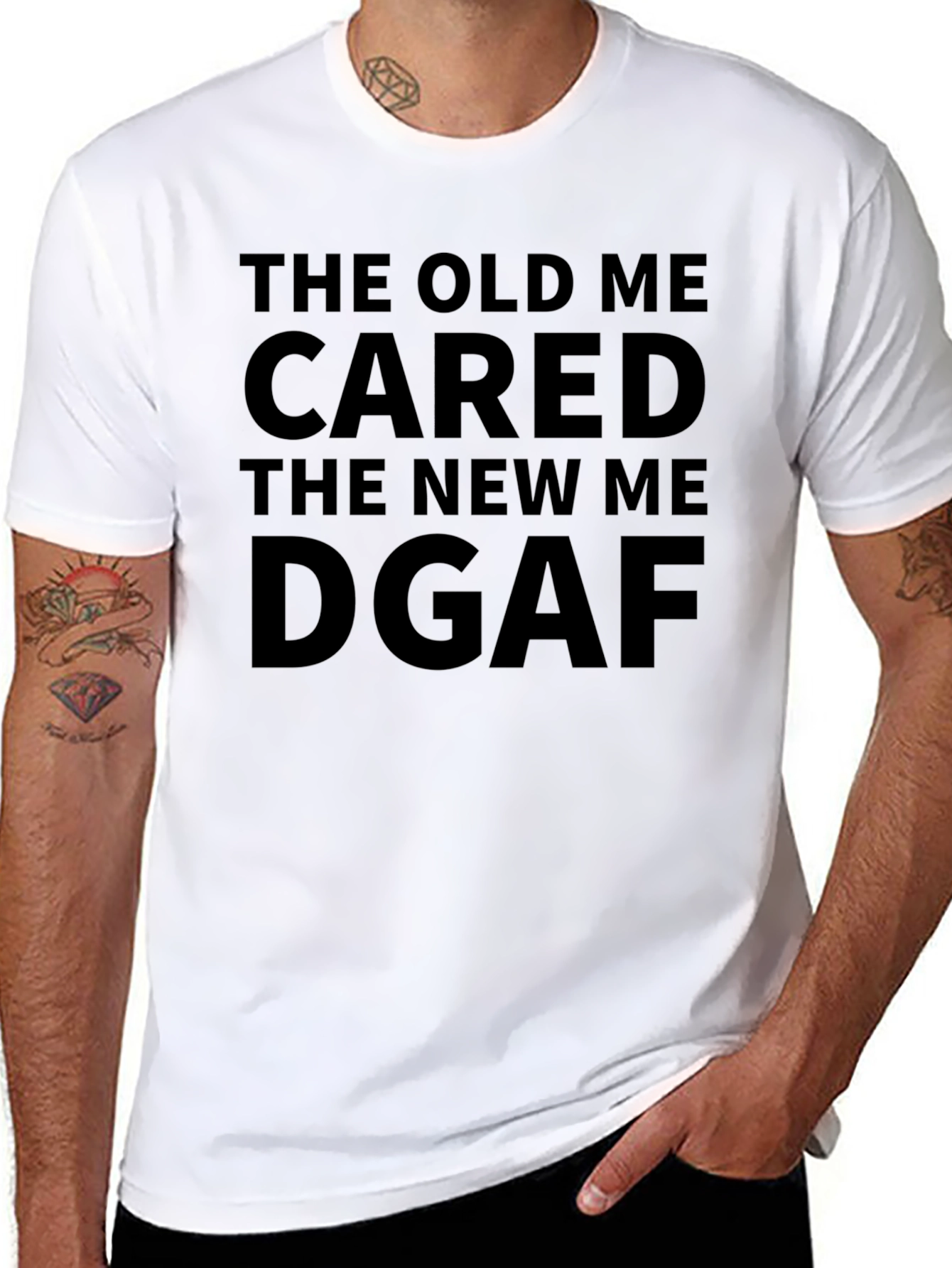 The Old Me Cared DGAS T-Shirt