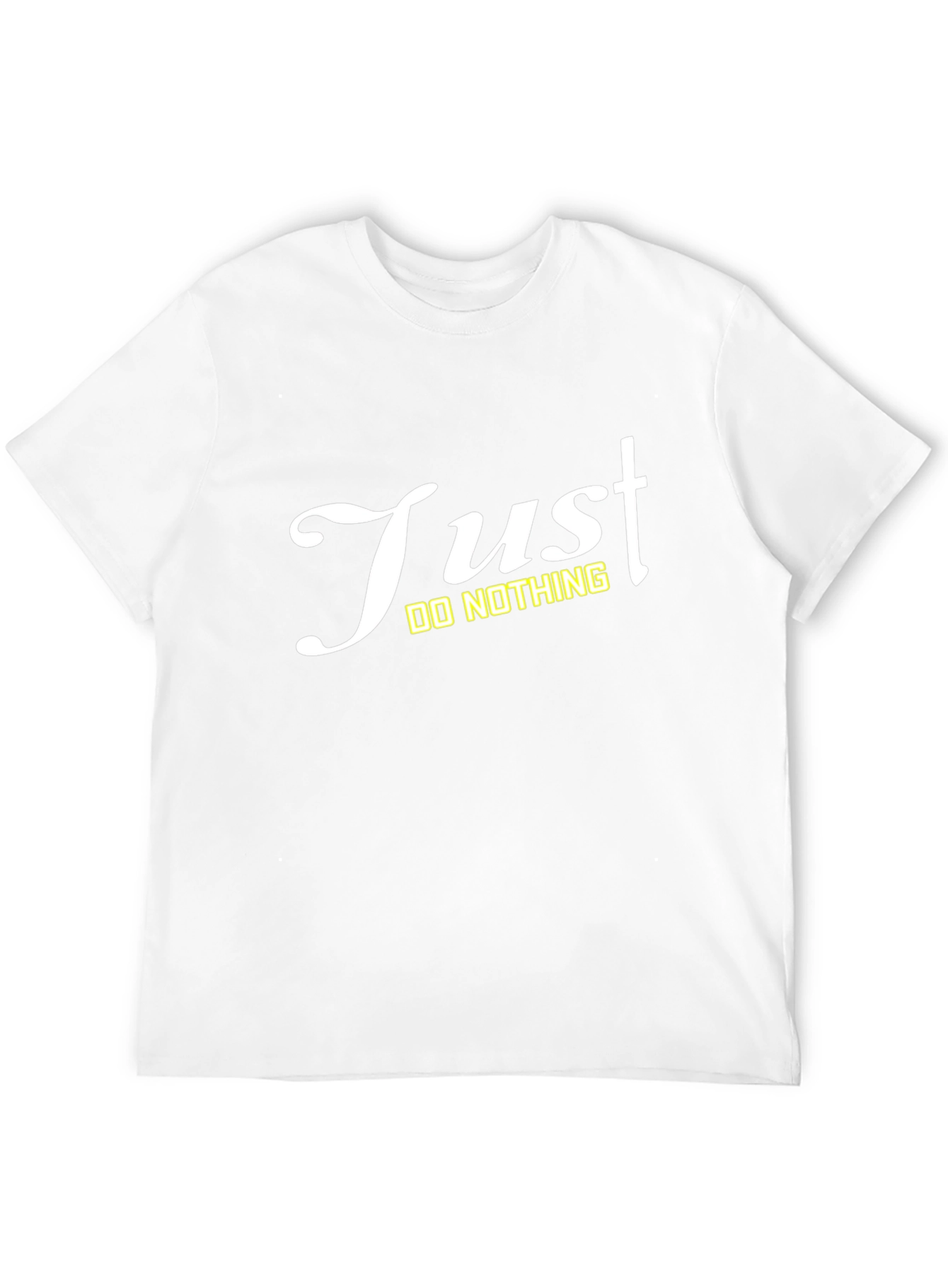 Just Do Nothing Black T-Shirt