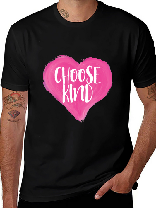 Choose Kind Heart Graphic T-Shirt