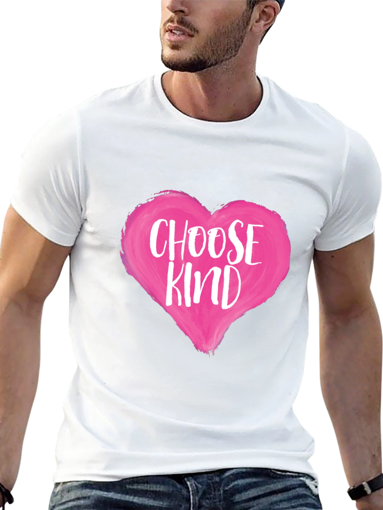 Choose Kind Heart Graphic T-Shirt