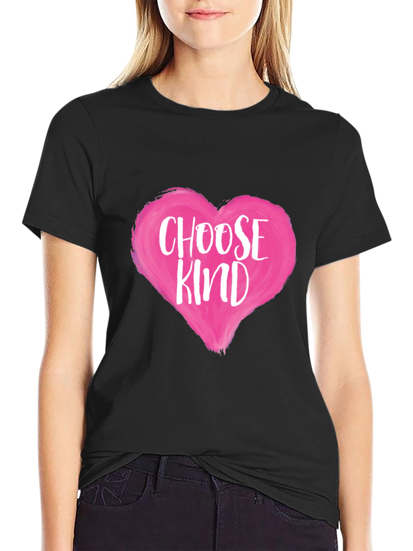 Choose Kind Heart Graphic T-Shirt