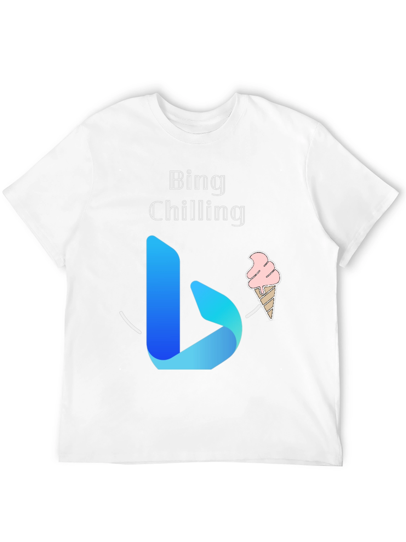 Bing Chilling Black T-Shirt