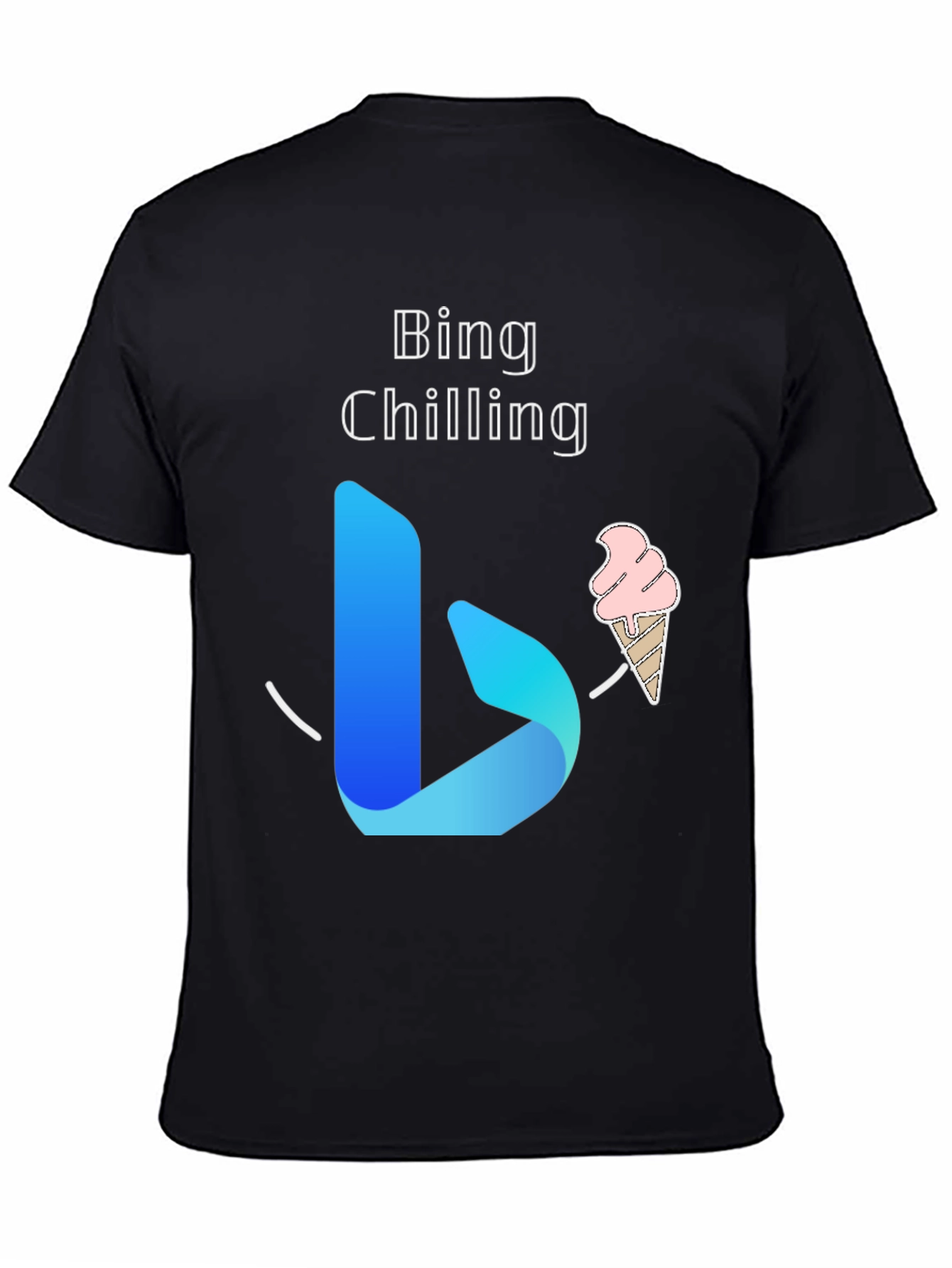 Bing Chilling Black T-Shirt