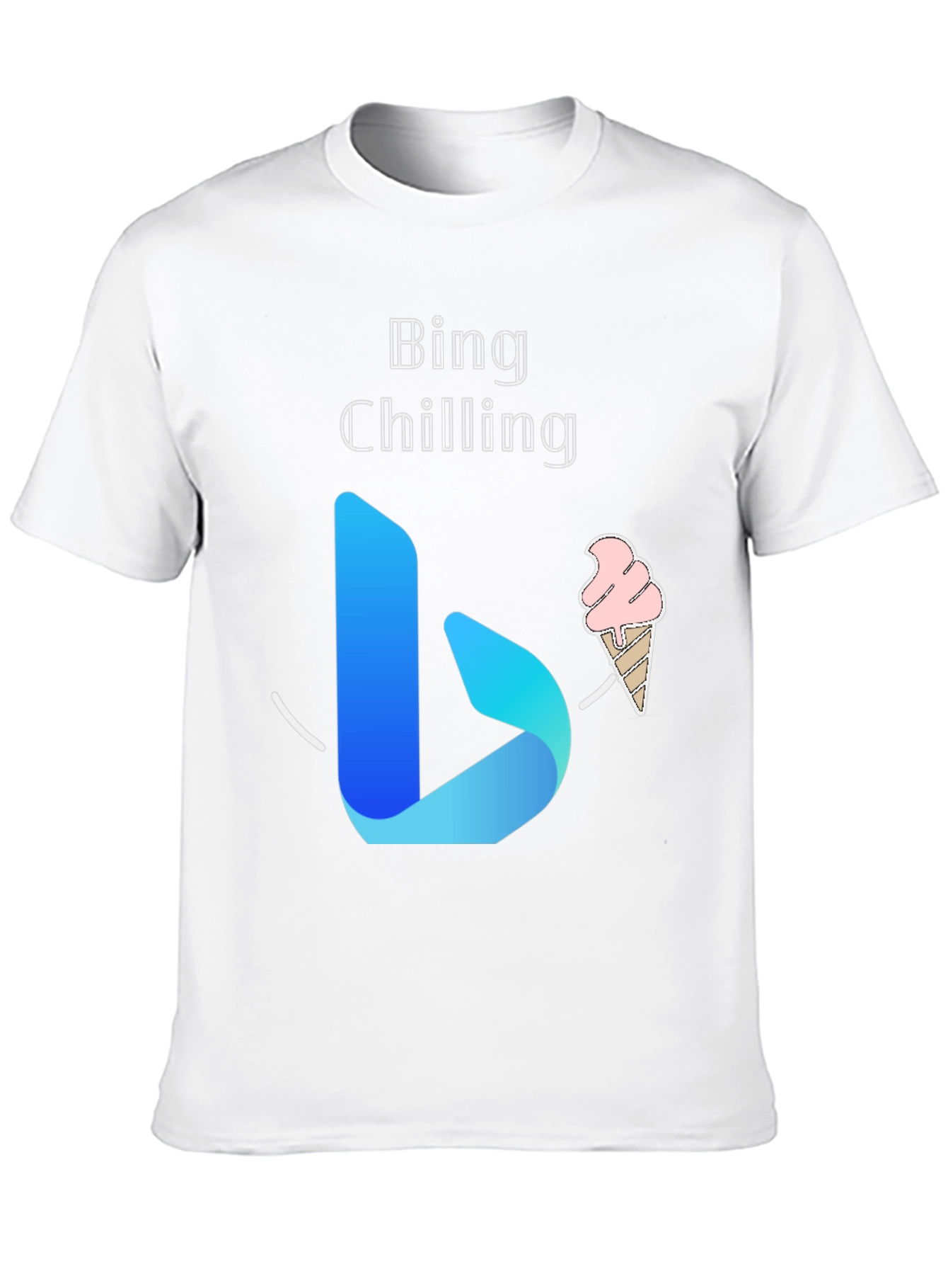 Bing Chilling Black T-Shirt