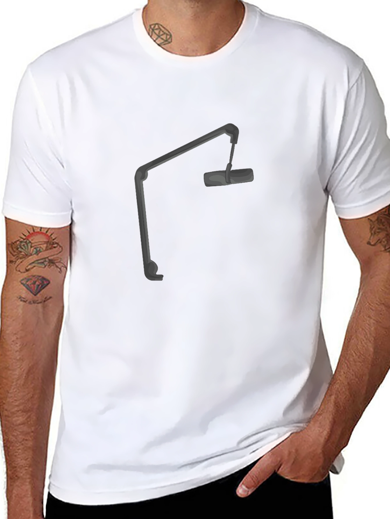 Minimalist Boom Arm Mic T-Shirt